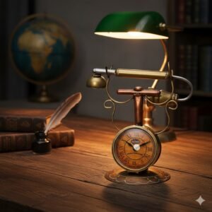 Telephone Table Clock