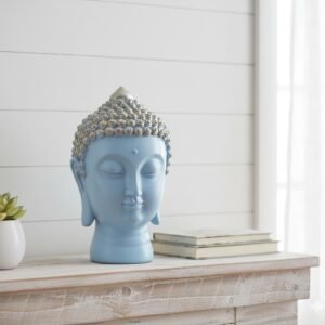 BUDDHA FACE SMALL WHITE